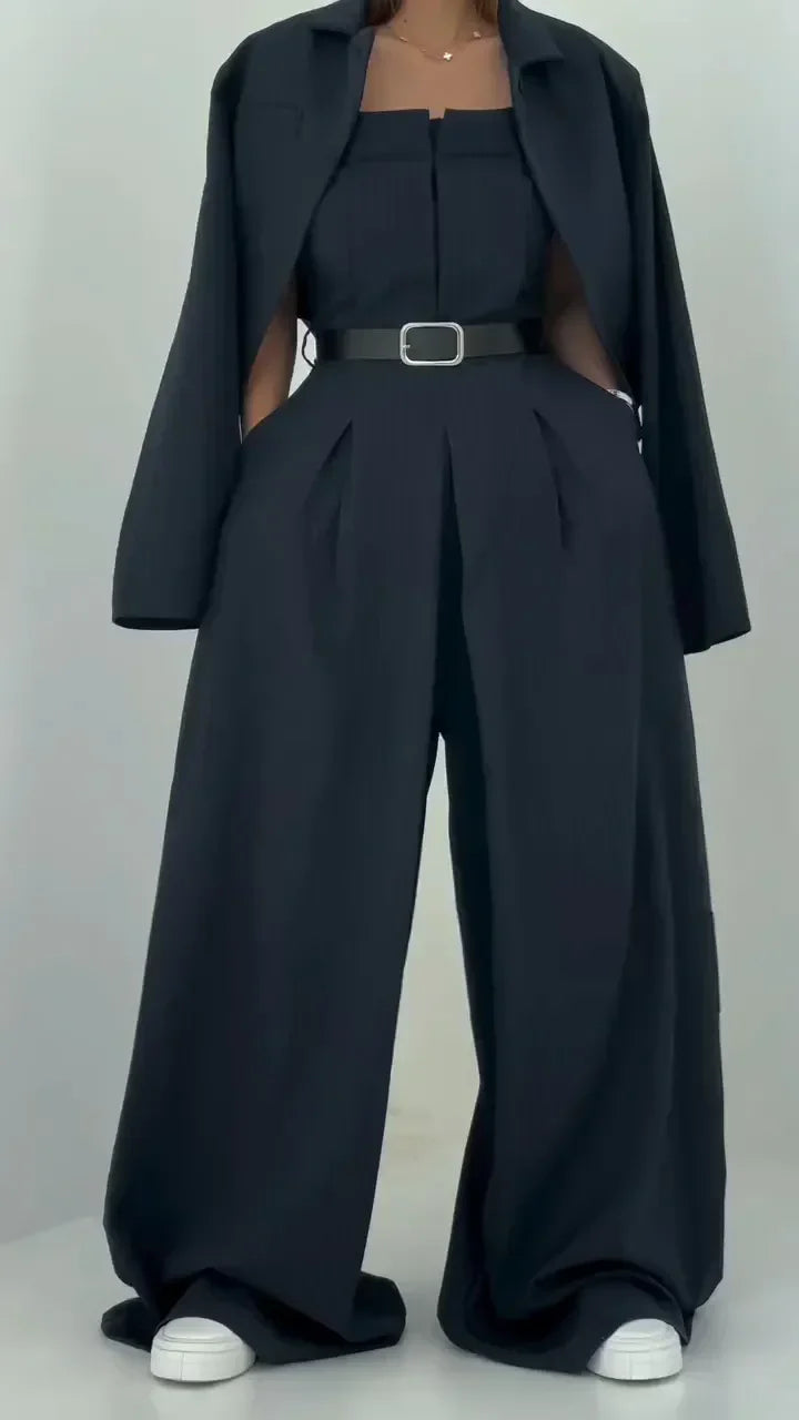 Paula x Clara™ - Conjunto de corpiño + chaqueta para mujer: estilo elegante y moderno