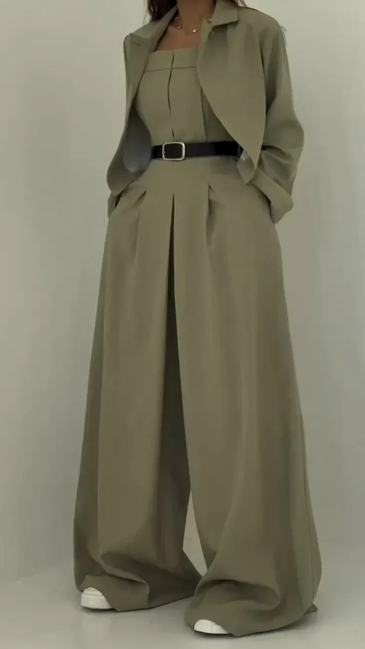 Paula x Clara™ - Conjunto de corpiño + chaqueta para mujer: estilo elegante y moderno