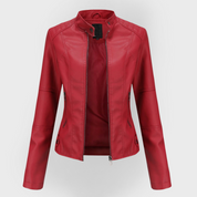 Pia | Giacca in pelle stile moderno
