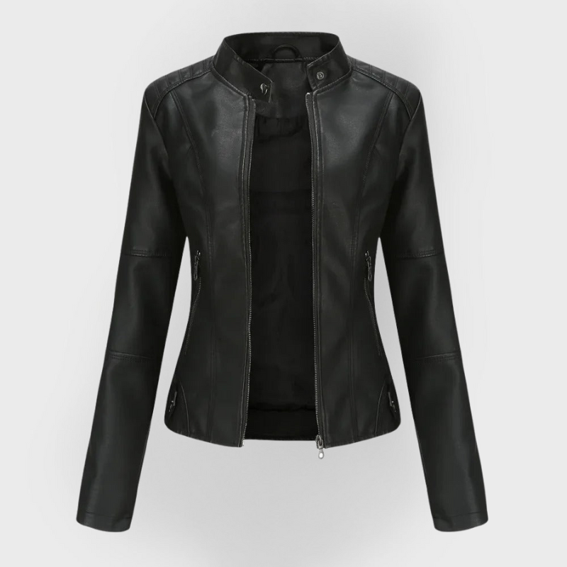 Pia | Giacca in pelle elegante e alla moda