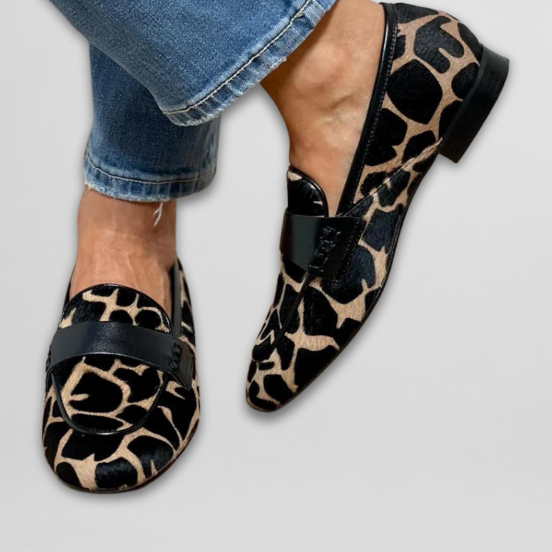 deVera™ | Mocasines con estampado de leopardo