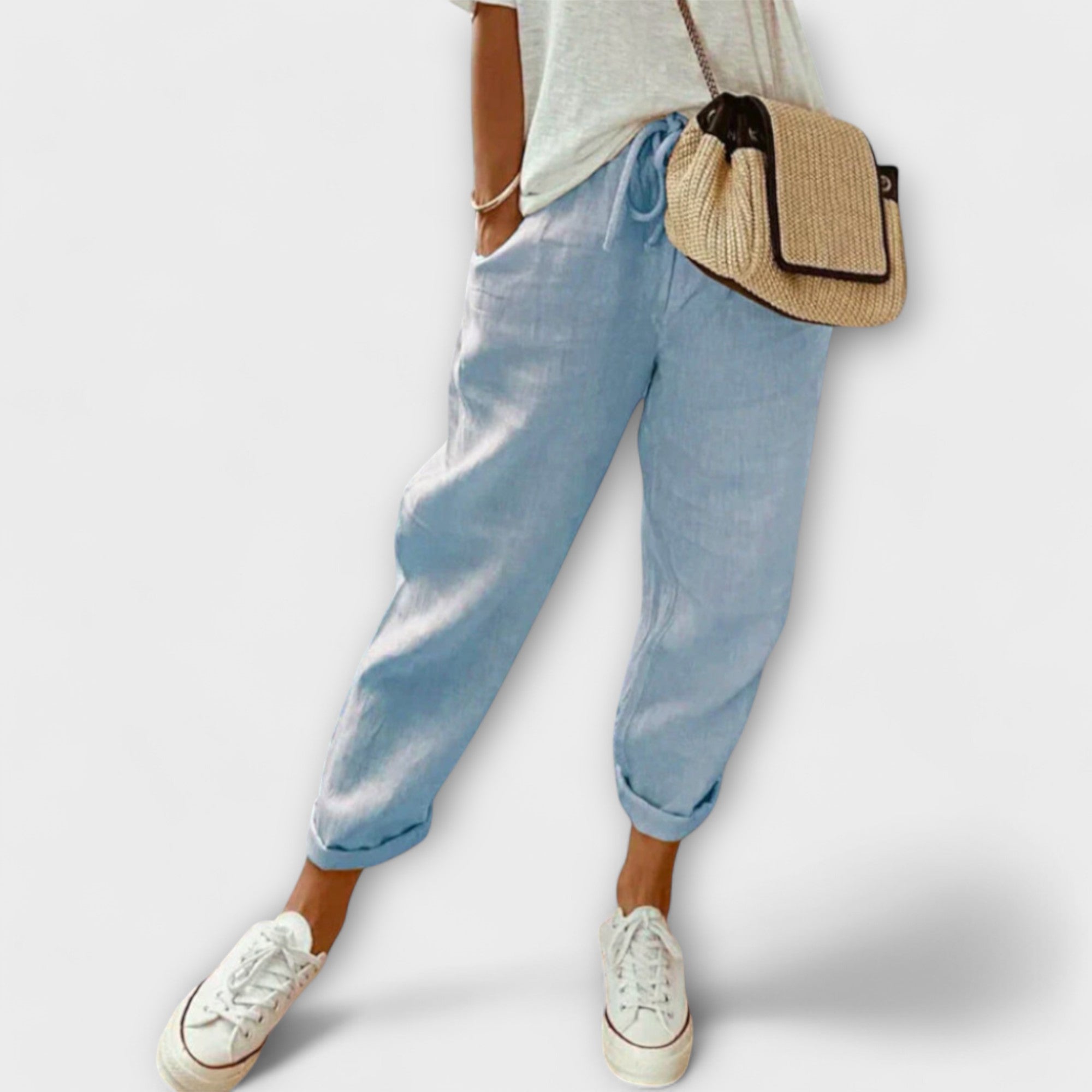 Chiara | Pantaloni in lino eleganti e rilassati