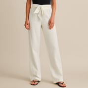 Francesca | Pantaloni in lino raffinato