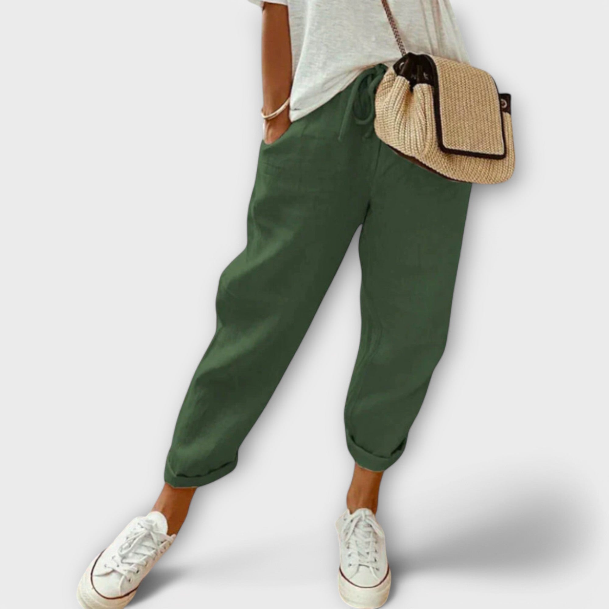 Chiara | Pantaloni in lino eleganti e rilassati