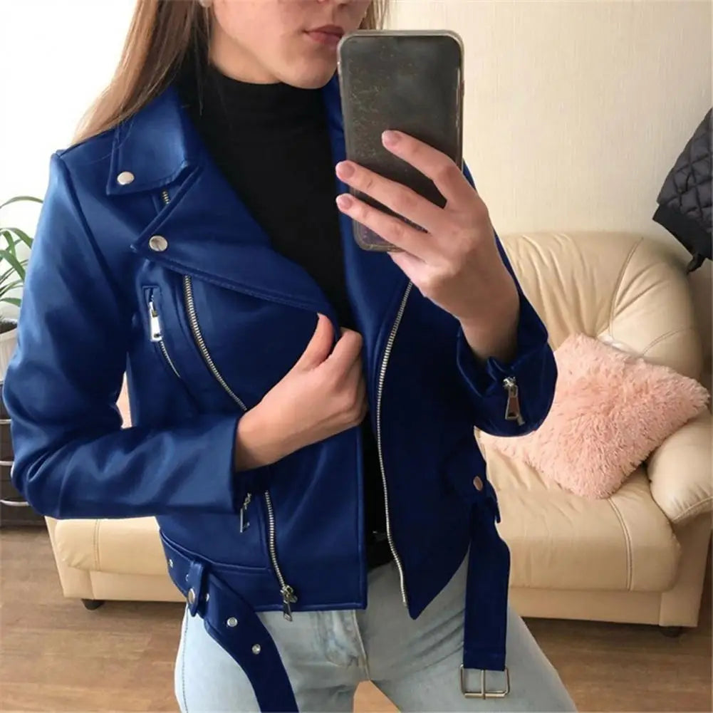 Pia | Giacca in pelle casual resistente