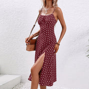 Alisha | Abito midi a pois