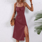 Alisha | Abito midi a pois