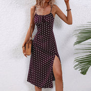 Alisha | Abito midi a pois