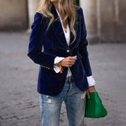 Clarissa | Blazer in velluto raffinato premium