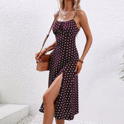 Alisha | Abito midi a pois