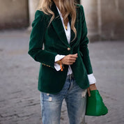 Clarissa | Blazer in velluto raffinato premium