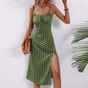 Alisha | Abito midi a pois