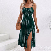 Alisha | Abito midi a pois