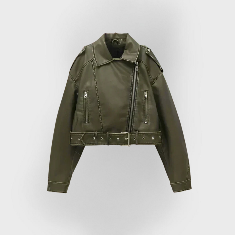 Pia | Giacca versatile in pelle di qualità
