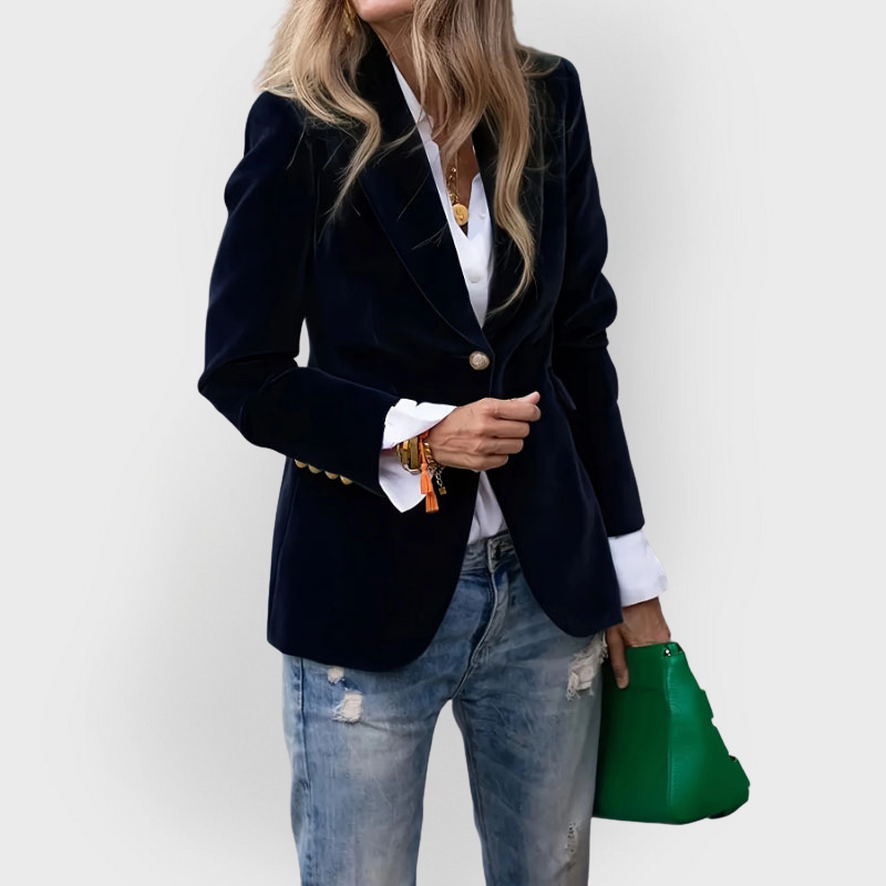 Clarissa | Blazer in velluto raffinato premium