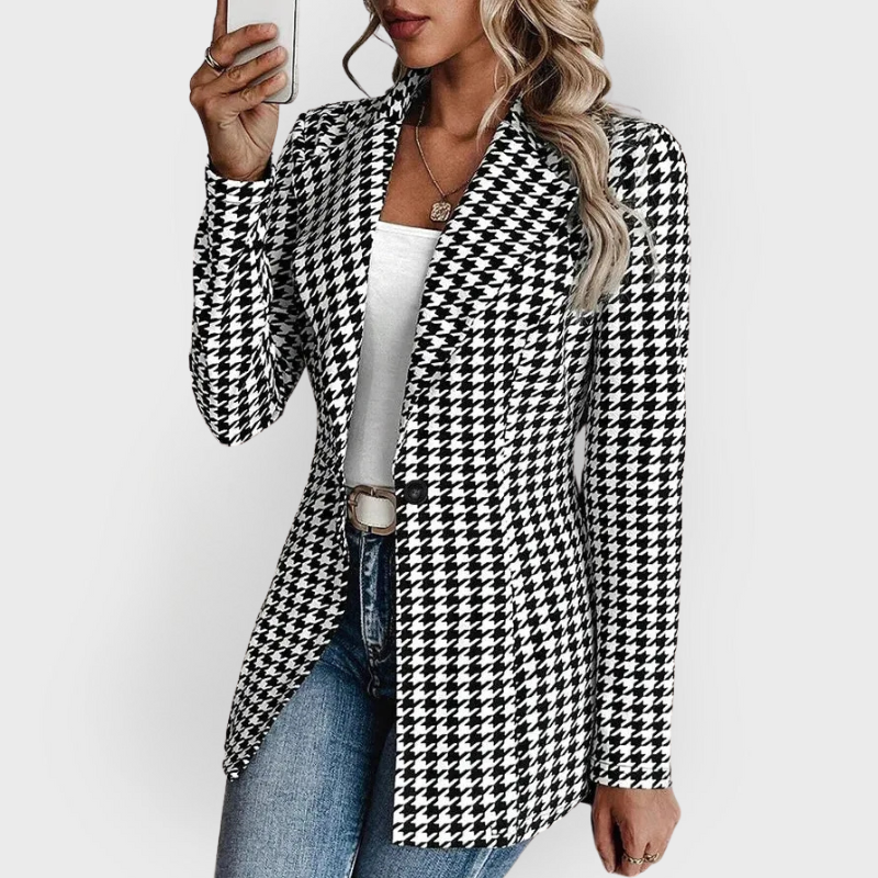 Bella | Blazer raffinato in cotone lavorato
