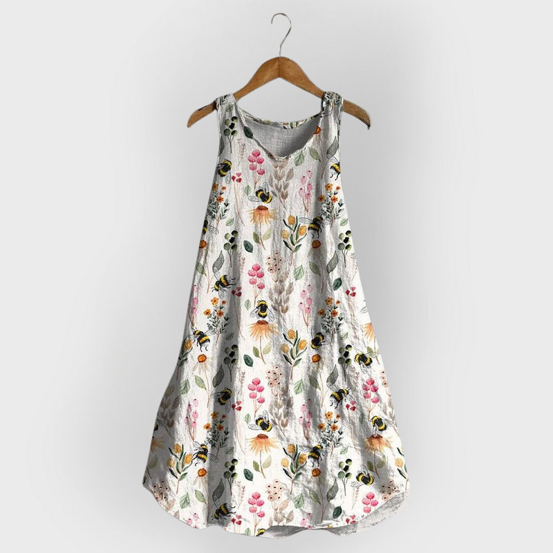 Camilla | Abito artigianale leggero in cotone primavera