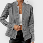 Carlotta | Blazer moderno in tessuto elasticizzato