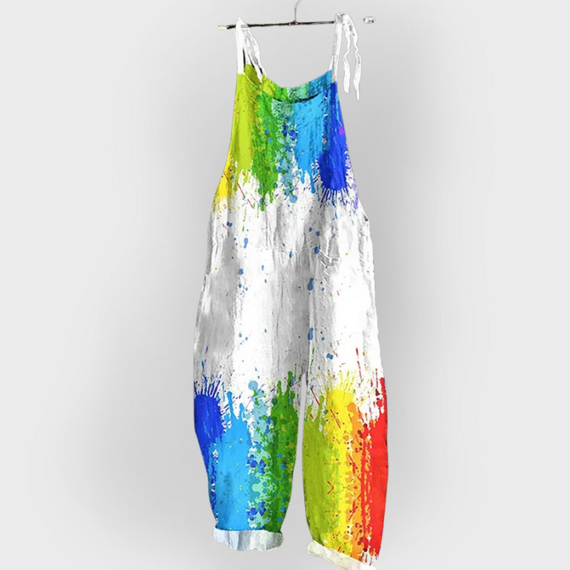 Amalia | Salopette Artigianale leggera multicolore