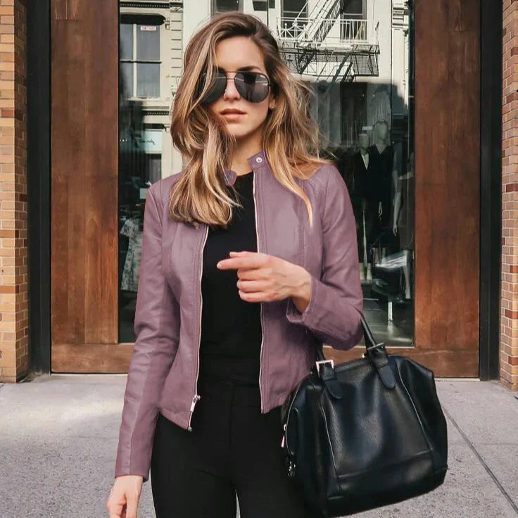 Pia | Chaqueta versátil de piel de alta calidad