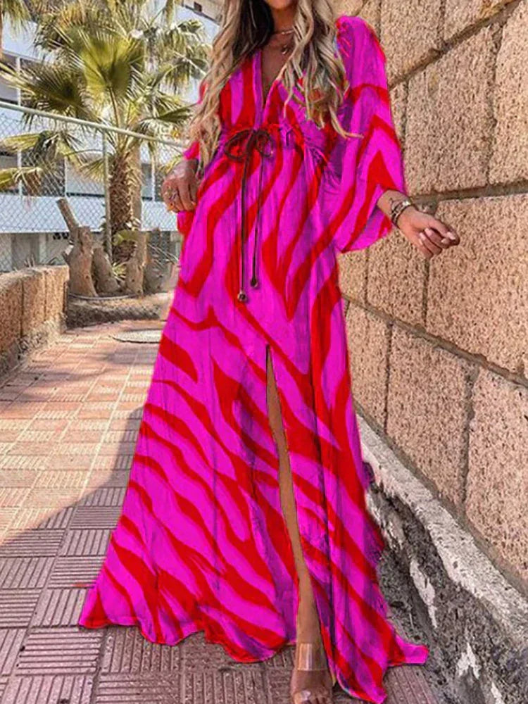 Nora | Abito elegante e colorato