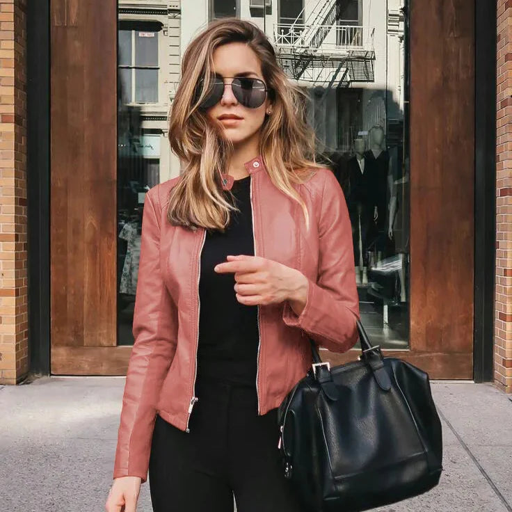 Pia | Chaqueta versátil de piel de alta calidad