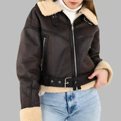Pia | Giacca in pelle traspirante versatile