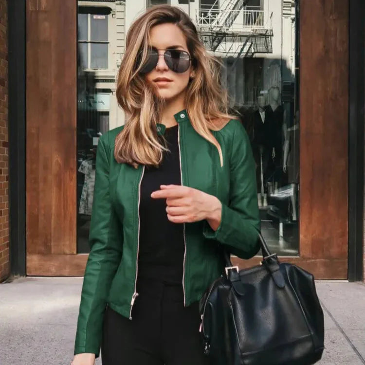 Pia | Chaqueta versátil de piel de alta calidad
