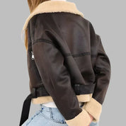 Pia | Giacca in pelle traspirante versatile