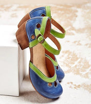 Costanza | Sandali vintage in pelle con cinturino