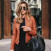 Pia | Chaqueta versátil de piel de alta calidad
