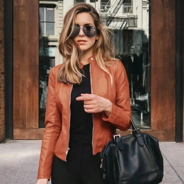 Pia | Chaqueta versátil de piel de alta calidad