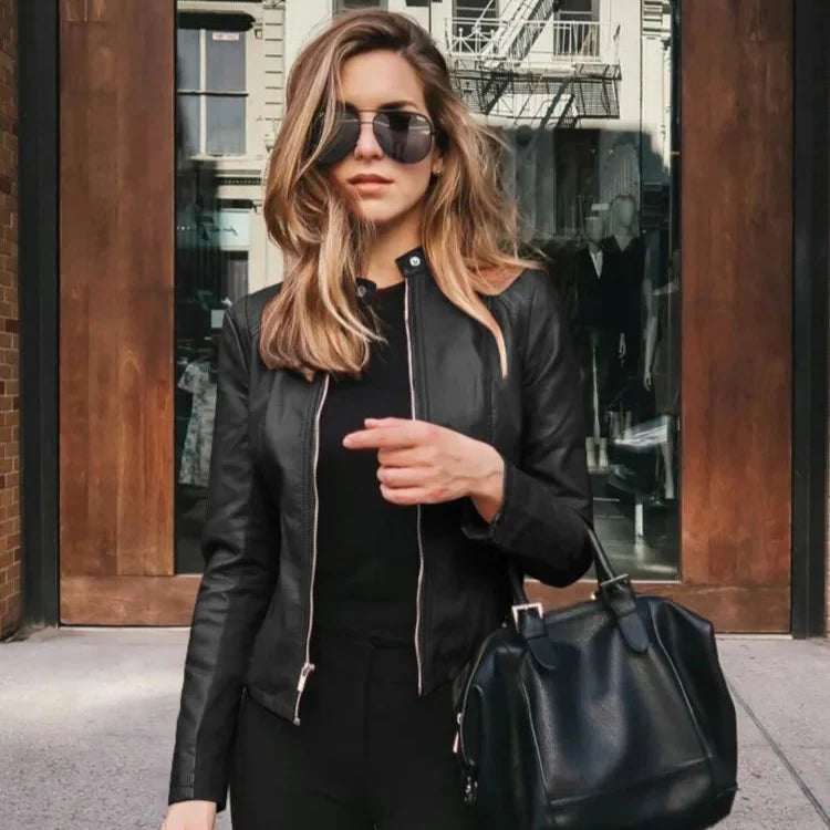 Pia | Chaqueta versátil de piel de alta calidad