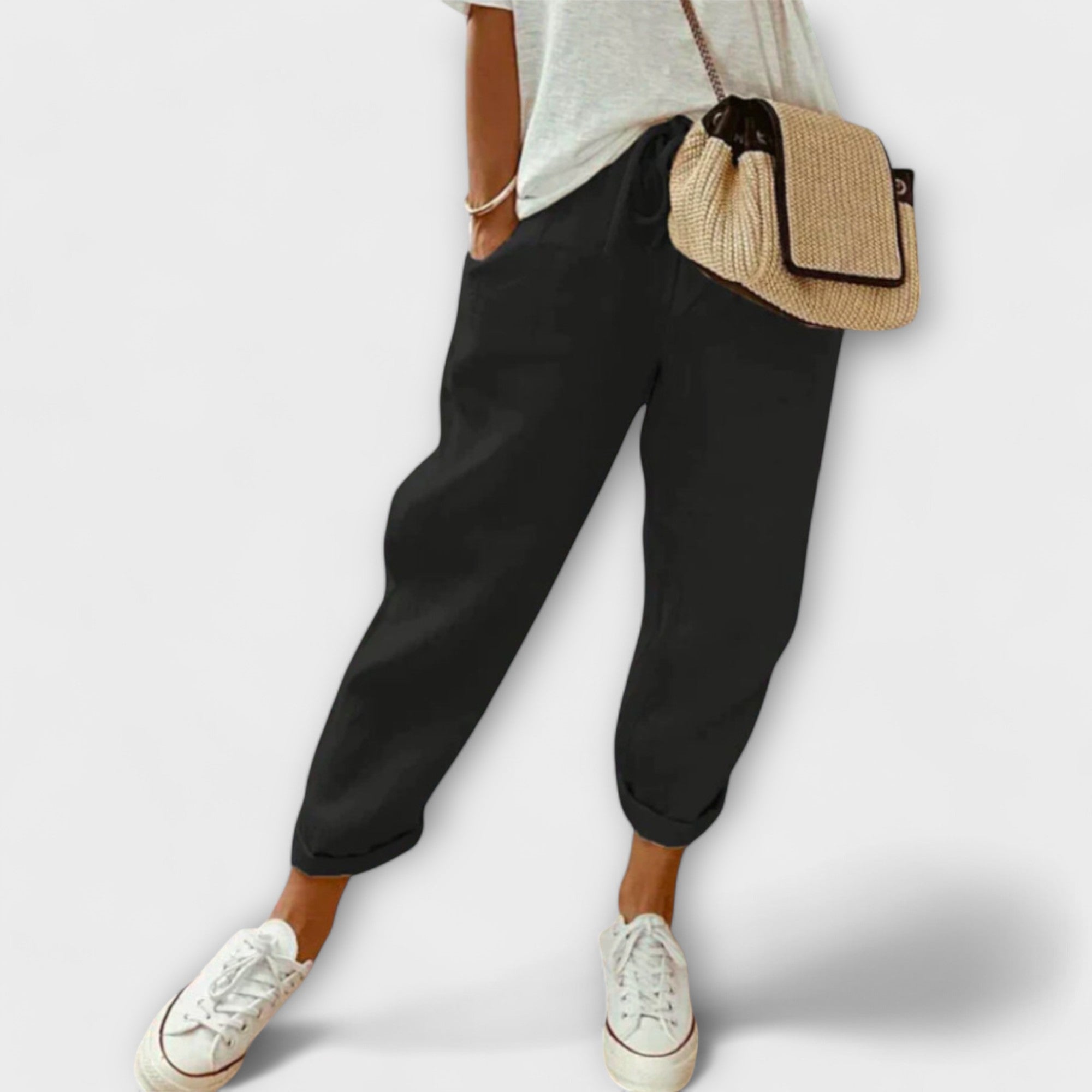 Chiara | Pantaloni in lino eleganti e rilassati