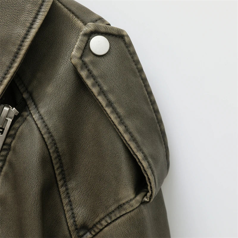 Pia | Giacca versatile in pelle di qualità