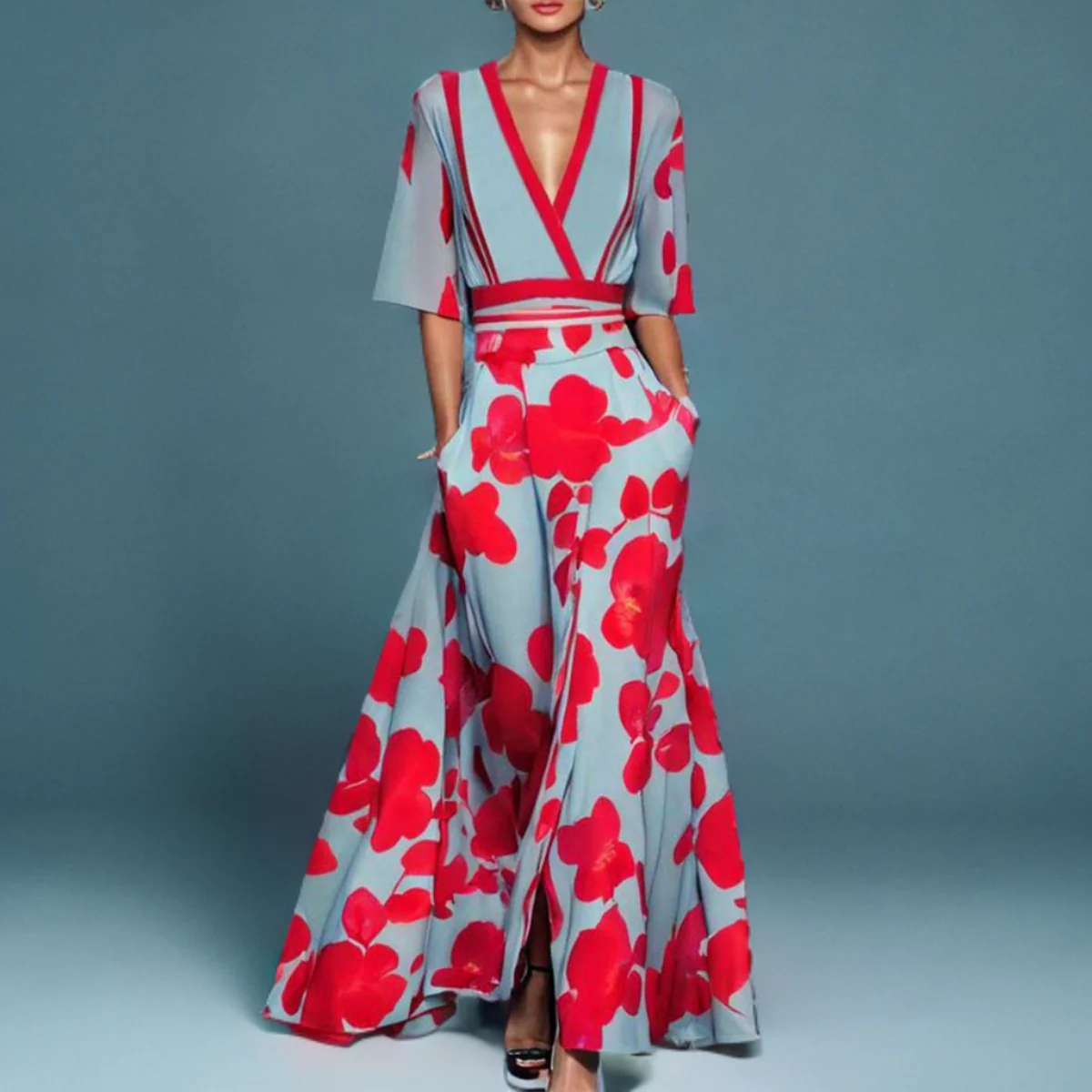 Mia | Vestito Floreale Classico