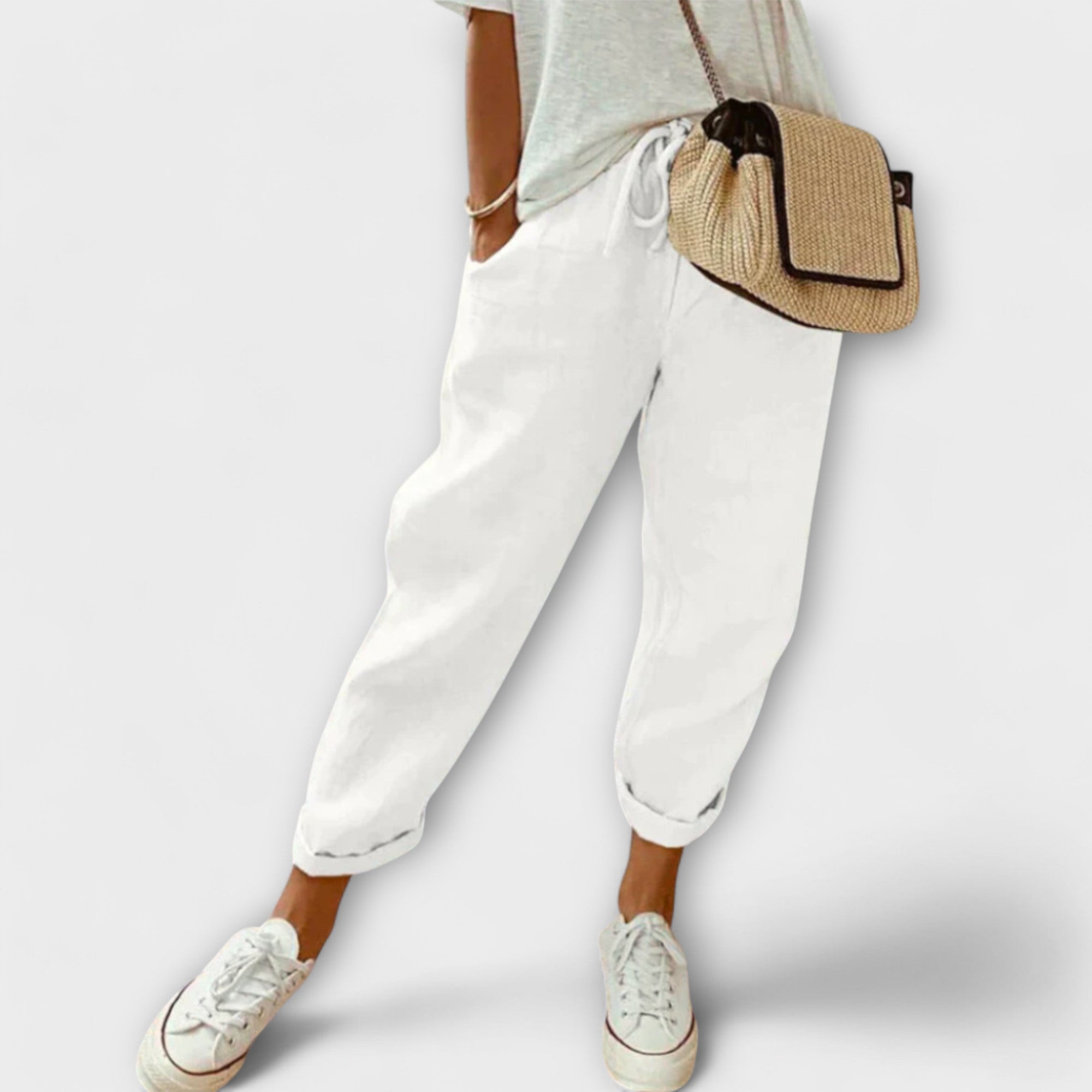 Chiara | Pantaloni in lino eleganti e rilassati