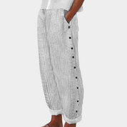 Oriella | Pantaloni a righe Seabreeze