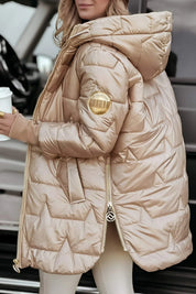 Devera™ | Elegante abrigo de invierno con capucha y acolchado