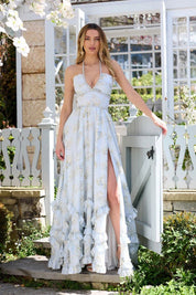 Serena™ | Vestido de alfombra color melocotón