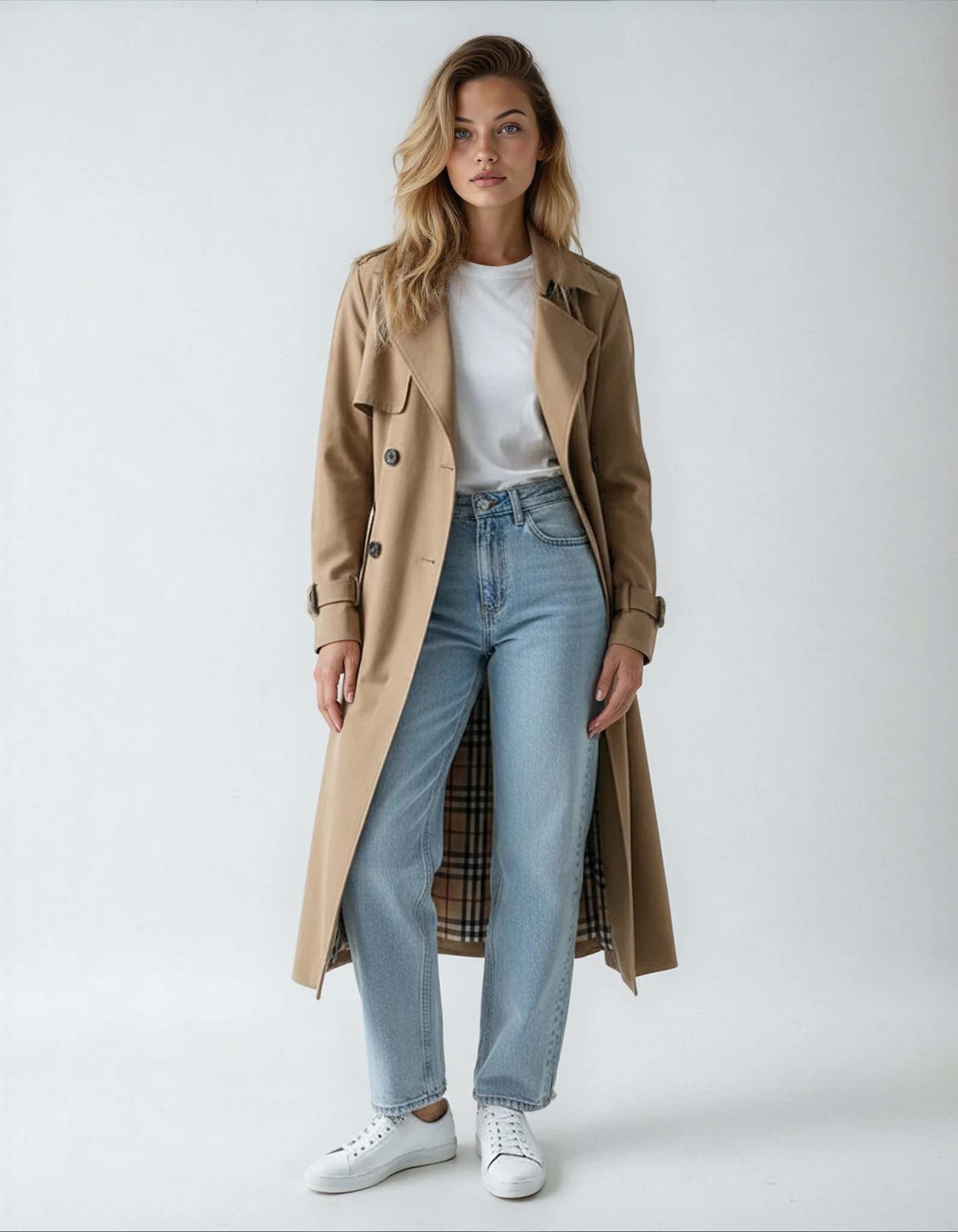 Heike™ | Gabardina clásica