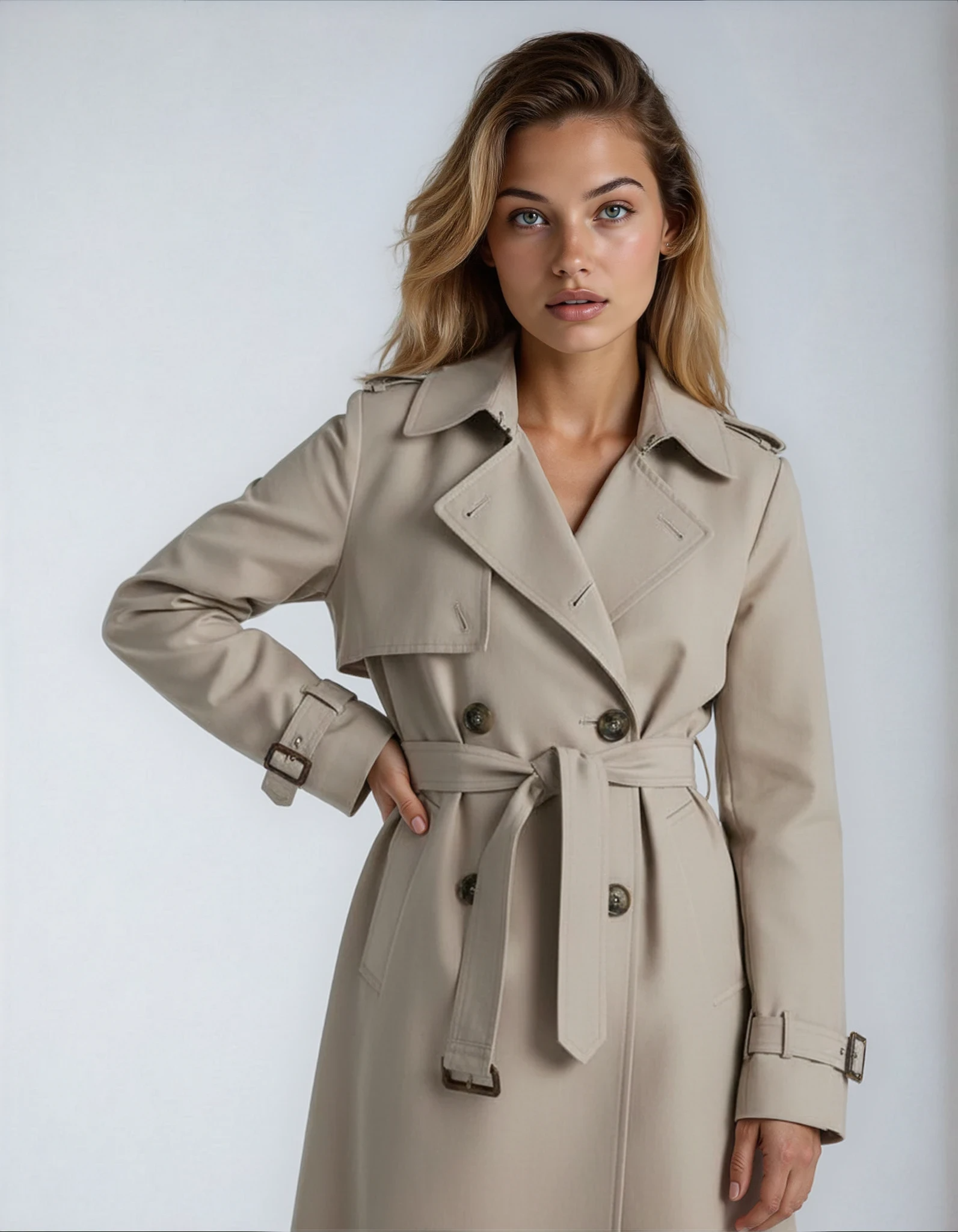 Heike™ | Gabardina clásica
