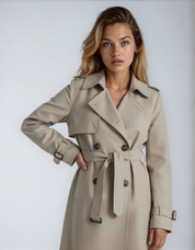 Heike™ | Gabardina clásica