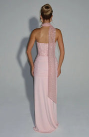 Vestido largo Carina - Marfil