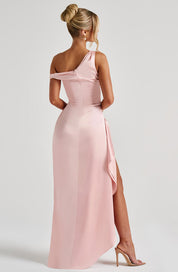 Vestido largo Juliene - Rosa palo