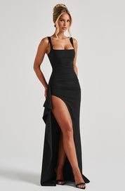 Vestido largo Katana - Negro