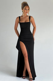 Vestido largo Katana - Negro