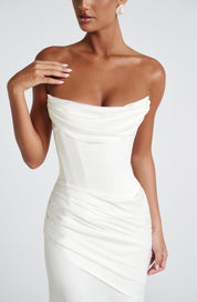 Vestido largo Kensington - Marfil