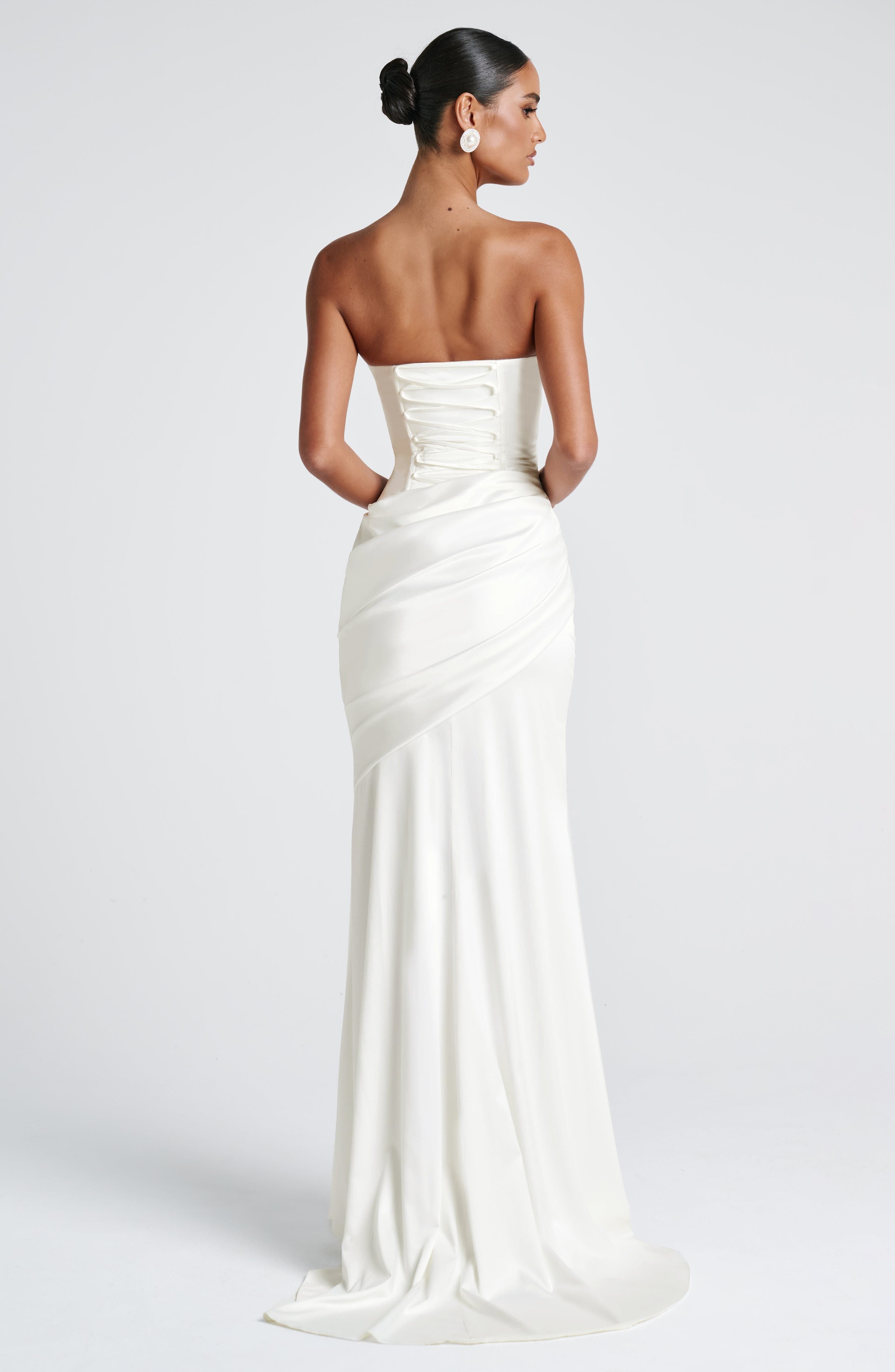Vestido largo Kensington - Marfil