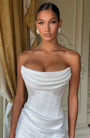 Vestido largo Kensington - Marfil